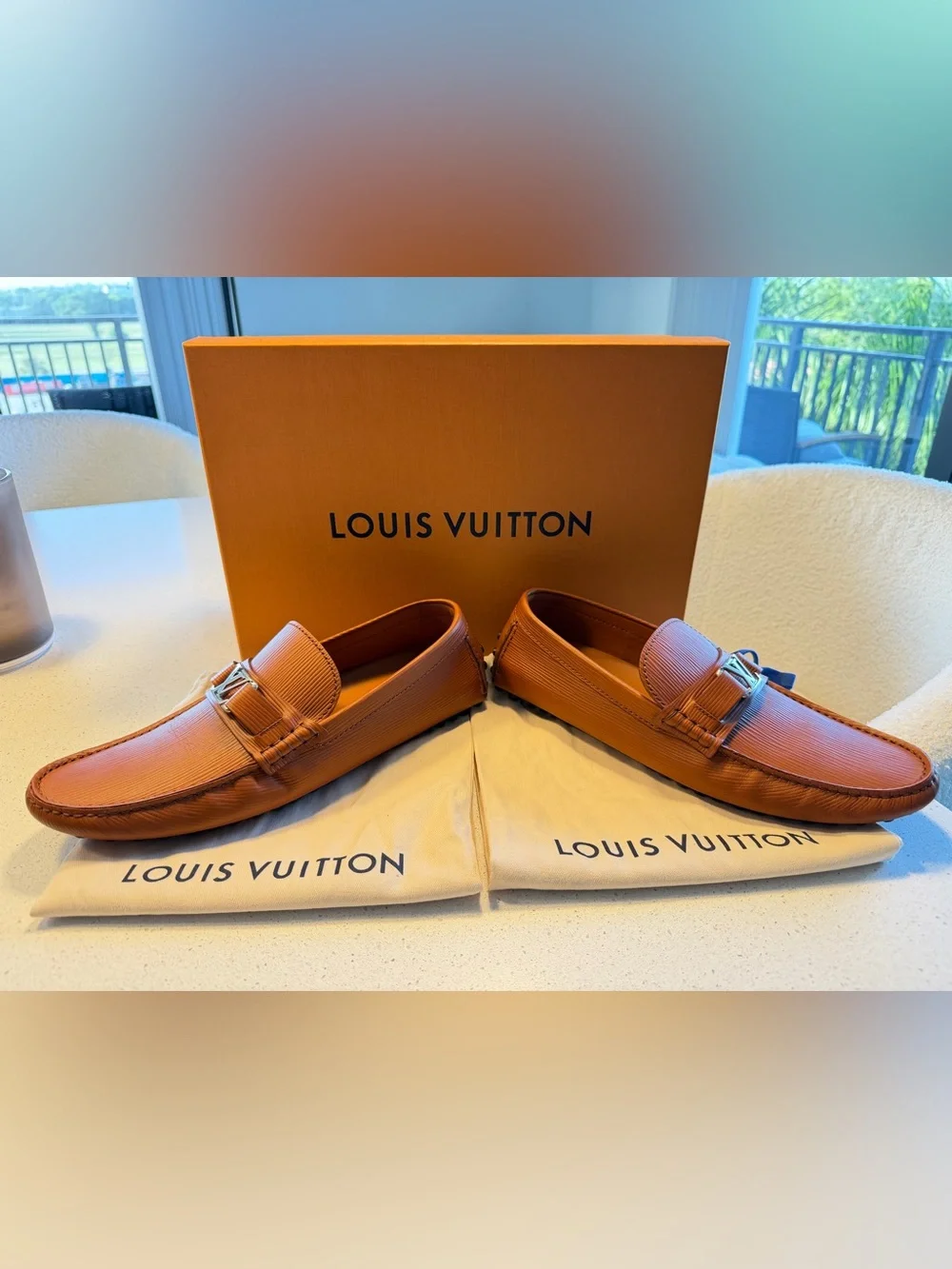 Louis Vuitton distinctive orange